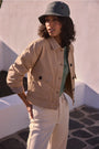 Frankie Blouse - Sage Green Broderie