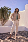 Frankie Blouse - Sage Green Broderie