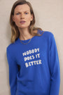 Cath x WYSE Slogan Jumper - Cobalt Blue