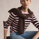 Cath x WYSE Brigitte Jumper - Brown/Pink Stripe
