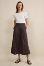 Nora Wide Leg Culotte - Cocoa