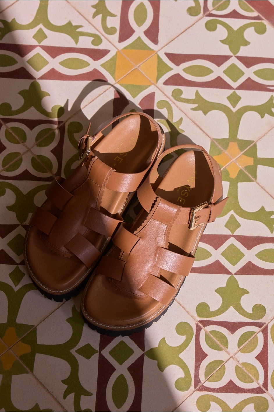 Annie Chunky Sandal - Tan