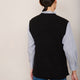 Sacha Merino V-Neck Tank - Black