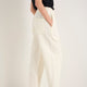 Sadie Barrel Leg Trouser - Ivory