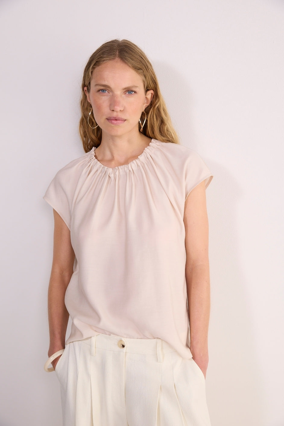 Sadie Blouse - Oyster