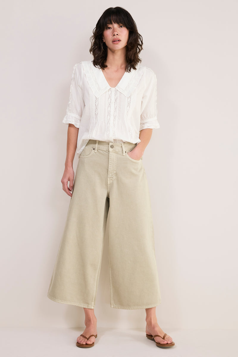 Sadie Culotte Jean - Soft Sage