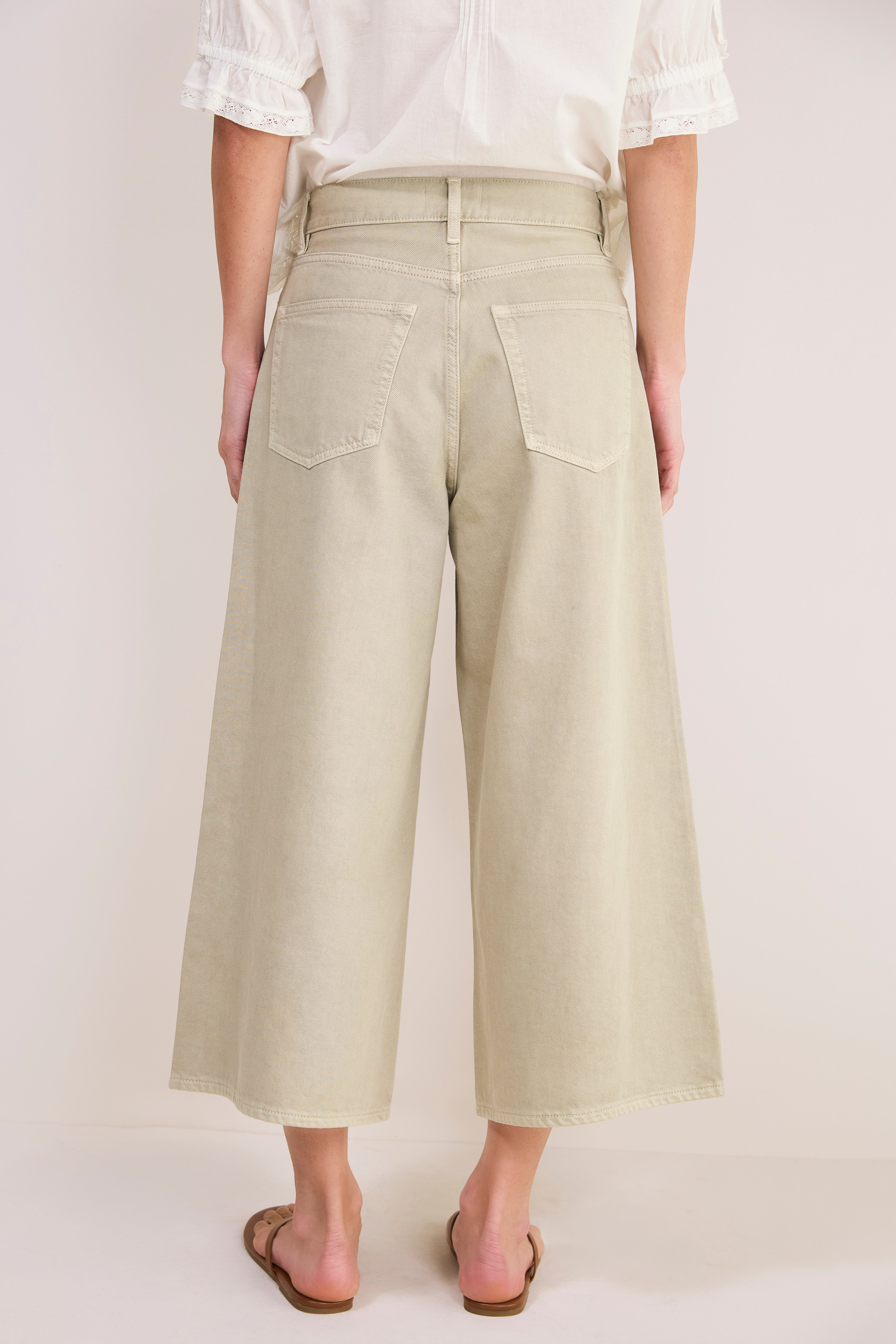 Sadie Culotte Jean - Soft Sage