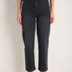 Saffie Straight Leg Jean - Washed Black