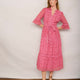 Samara Dress - Candy Pink Daisy Floral