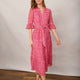 Samara Dress - Candy Pink Daisy Floral