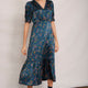 Saoirse Silk Dress - Midnight Floral