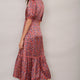 Saoirse Silk Dress - Pink Floral