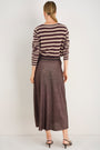 Sathony Metallic Skirt - Cocoa