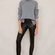 Serena Faux Leather Legging - Black