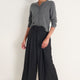 Sheila Wool Culotte Trouser - Black