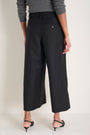 Sheila Wool Culotte Trouser - Black