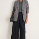 Sheila Wool Culotte Trouser - Black