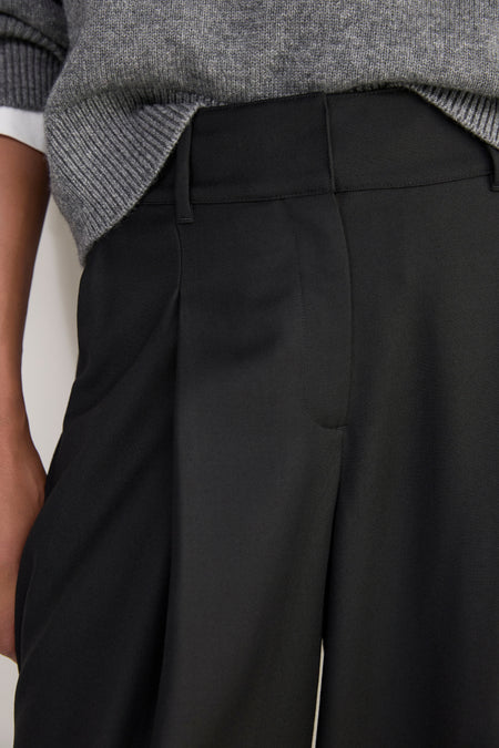 Sheila Wool Trouser - Black