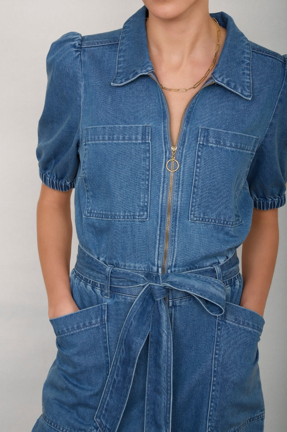 Sidney Jumpsuit - Chambray