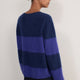 Sienna Brushed Jumper - Midnight/Purple Stripe