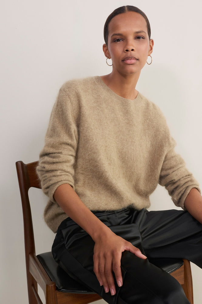 Sienna Brushed Jumper - Oat