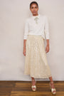 Sienna Sequin Skirt - Champagne