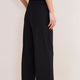 Sienna Split Hem Trouser - Black