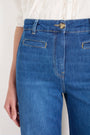 Sienna Welt Pocket Jean - Mid Wash