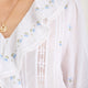 Sierra Blouse - Ivory Embroidered
