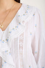 Sierra Blouse - Ivory Embroidered