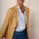 Silvie Linen Blazer - Tan