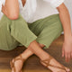 Silvie Sandal - Tan Scallop