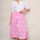 Ophelie Skirt - Pink Ikat