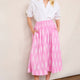 Ophelie Skirt - Pink Ikat