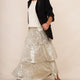 Solange Sequin Skirt - Silver