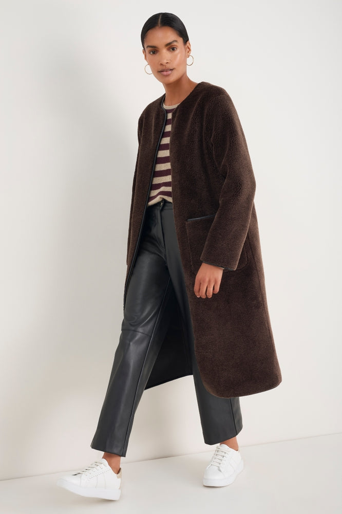 Sophia Borg Coat - Cocoa