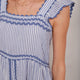 Sophia Dress - Blue Stripe