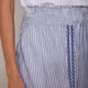 Sophia Skirt - Blue Stripe