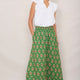 Sophia Skirt - Meadow Green Woodblock