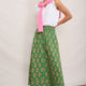 Sophia Skirt - Meadow Green Woodblock