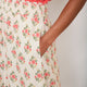 Sophia Skirt - Ivory Woodblock