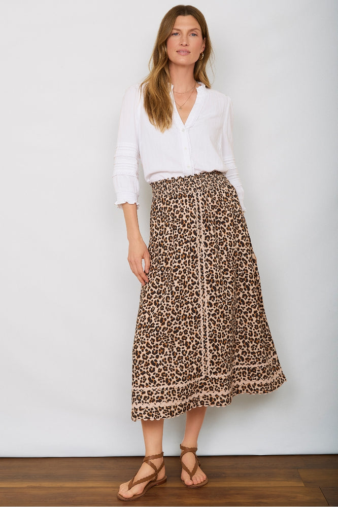 Sophia Skirt - Leopard