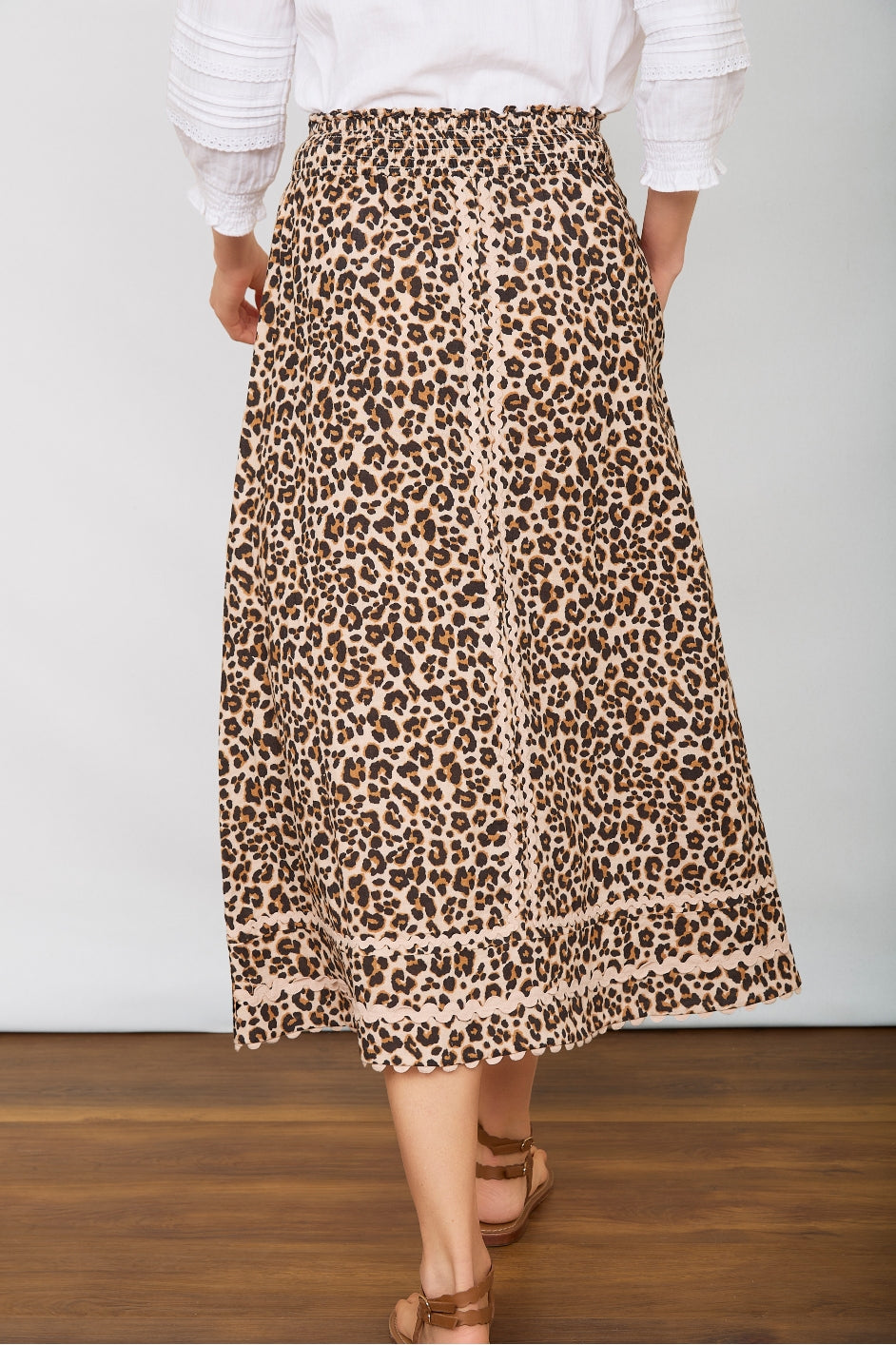 Sophia Skirt - Leopard