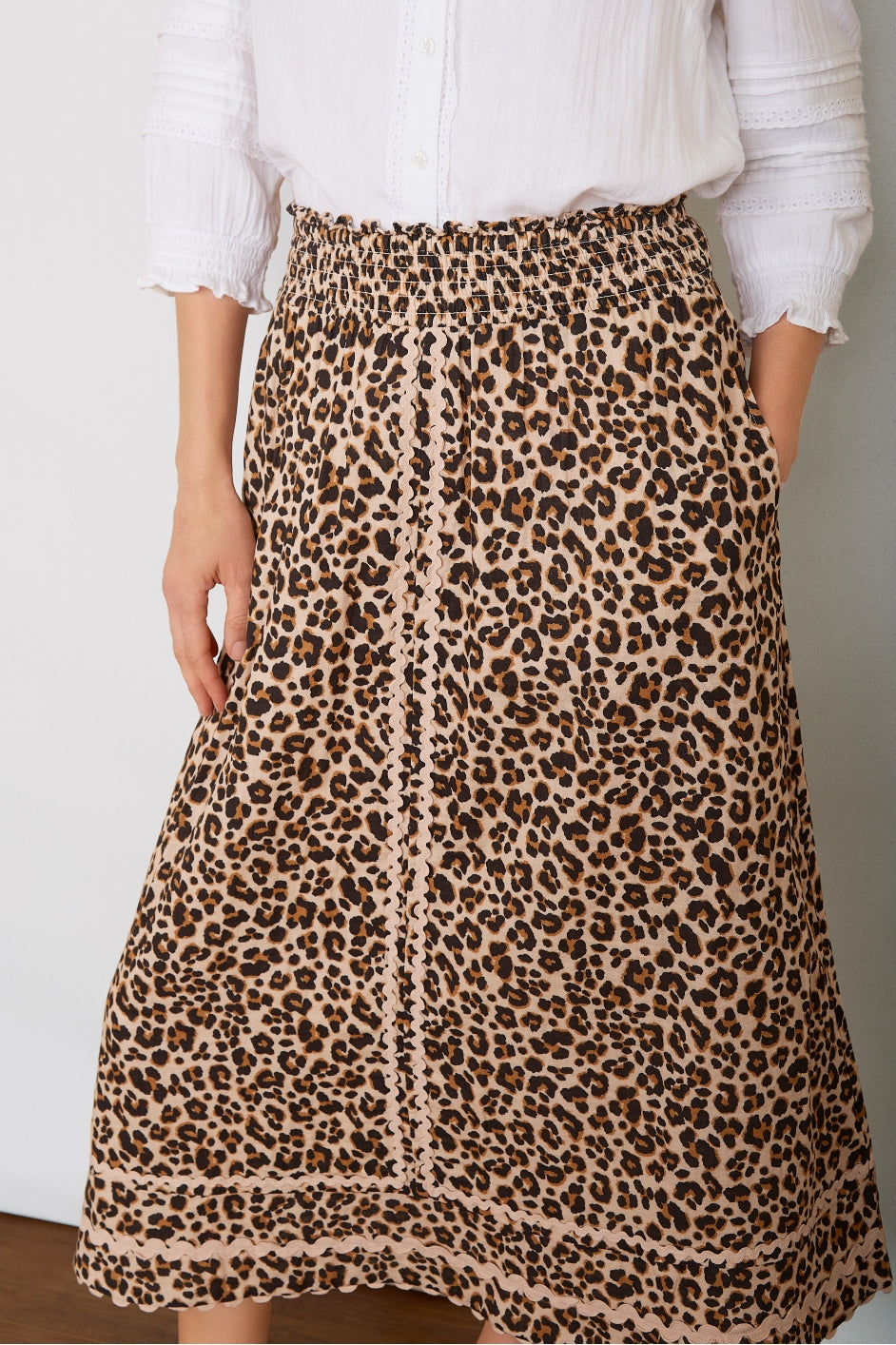 Sophia Skirt - Leopard