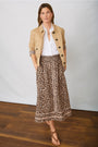 Sophia Skirt - Leopard