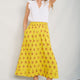 Sophia Skirt - Ochre Woodblock