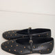 Stella Leather Studded Ballet Flat - Black