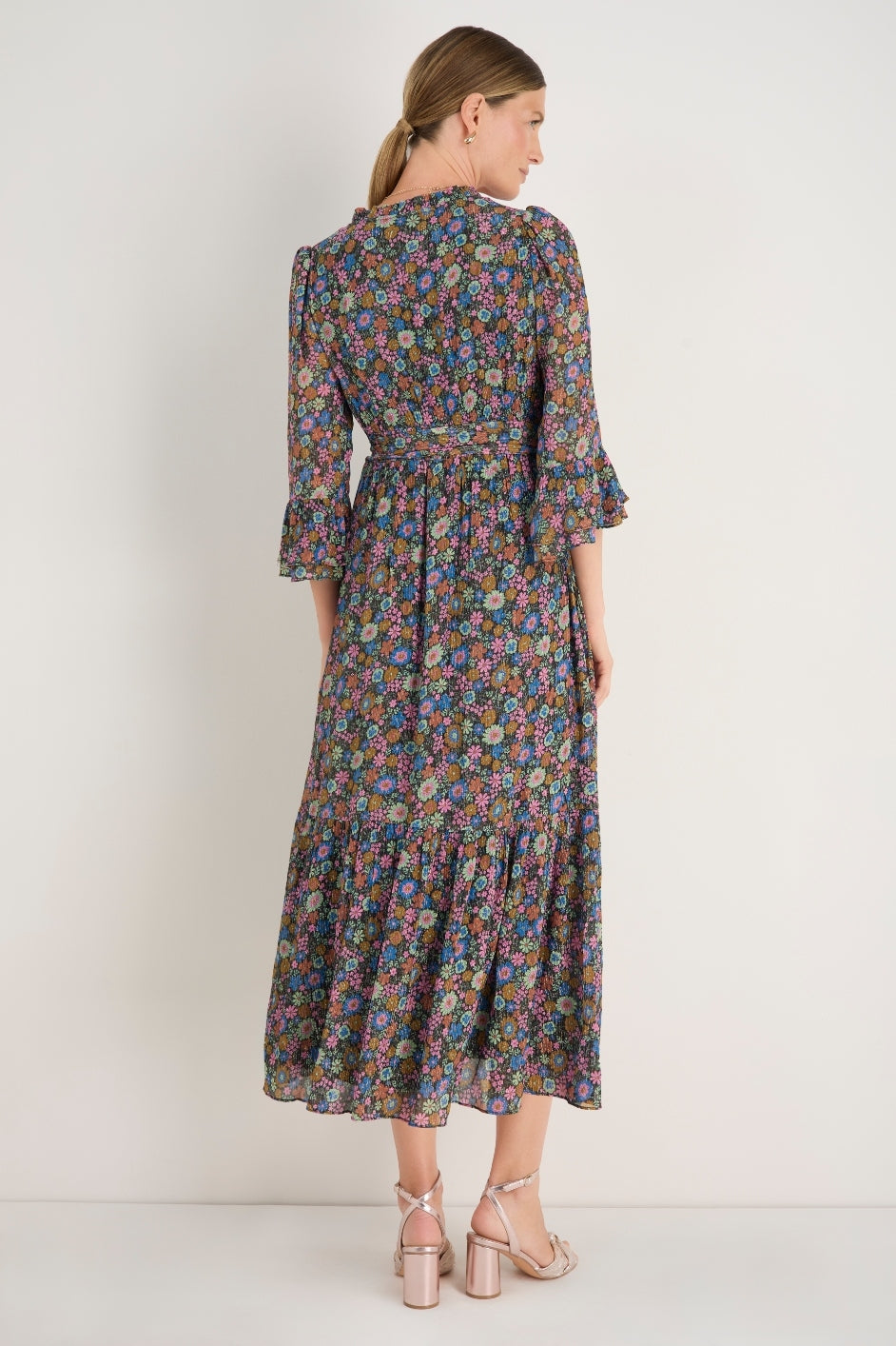 Stevie Dress - Midnight Multi Floral