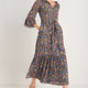 Stevie Dress - Midnight Multi Floral