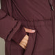 Suzy Puffer Coat - Deep Fig